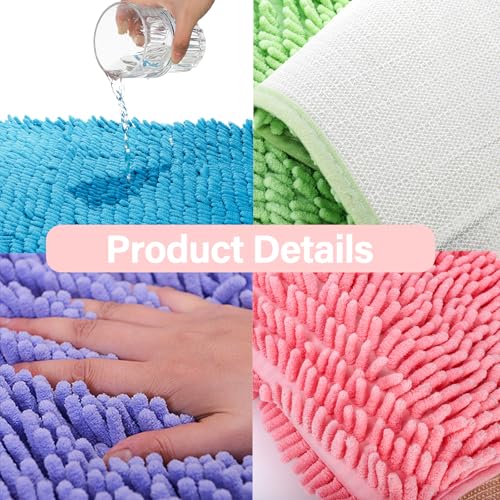 WRINGKIT 6 Pack Guinea Pig Mats, 16x24 Inch Guinea Pig Cage Liner, Reusable | Washable Fleece Bedding Training Pee Pads, Non-Slip Animal Sleeping Mat for Bunny, Rabbit, Hamster, Chinchilla, 6 Colors