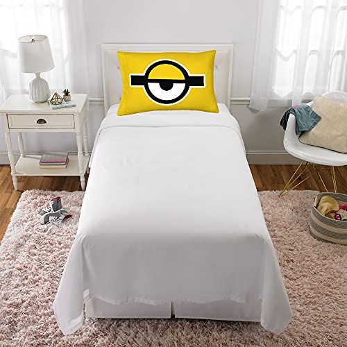 Franco Kids Bedding Super Soft Microfiber Reversible Pillowcase, 20 in x 30 in, Minions The Rise Of Gru - color: Minions the Rise of Gru