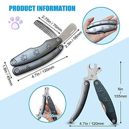 Best Dog Nail Calipper for Large Dogs with Thick Nail | Low Noise for Sensitive Dog, Super Sharp Smoothest Heavy Duty for Thick Nail, Compact Gentle Look for Anxiety Dogs