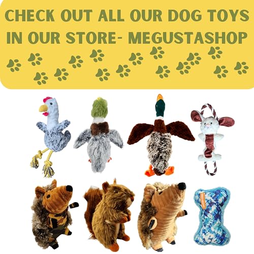 ME GUSTA SHOP Hedgehog Dog Squeak Toys Squeaky Plush Toy for Small Medium & Large Dogs Animal Pet Plush Dog Toy