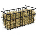 Rabbit Hay Feeder, Metal Wire Basket with Hooks for Guinea Pig Cages | Open wire design keeps hay accessible and helps reduce cage mess for rabbits, guinea pigs and chinchillas.