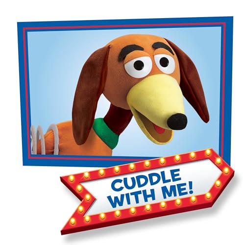 Disney and Pixar Toy Story 16,5 cm Slinky Dog Plush Stuffed Animal, Kids Toys for Ages 18 Month by Just Play
