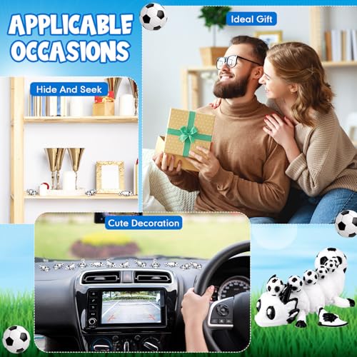 Honoson 12 Pcs 3D Printed Animals 5-7cm, Football Dragon | Articulated Fidget Animals, Flexible 3D Printed Figures for Stress Relief, Cute Mini Joints for Party Favors and Display - size: 5-7cm, style: Football Dragon