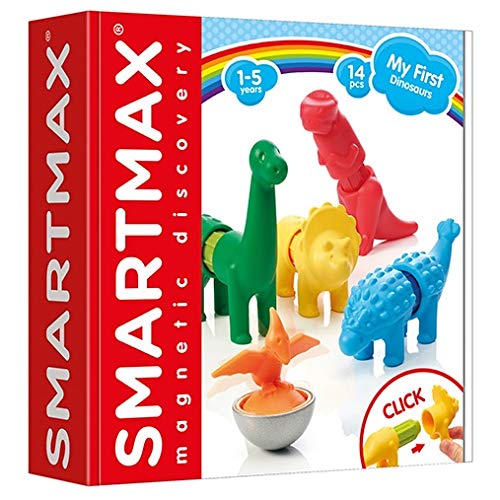 SmartMax My First Dinosaurs Magnetic Building Set STEM Learning Toy Ages 1-5 - style: My First Dinosaurs