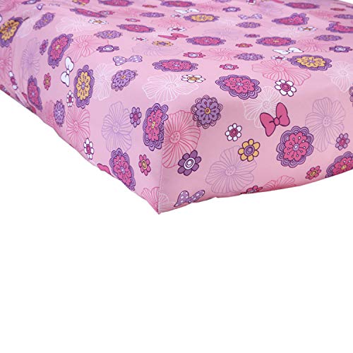 Disney 4 Piece Minnie's Fluttery Friends Toddler Bedding Set, Lavender - color: Minnie's Fluttery Friends