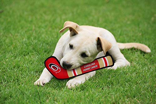 Pets First NHL Carolina Hurricanes Stick Toy for Dogs & Cats. Play Hockey with Your Pet with This Licensed Dog Tough Toy Reward! - color: Carolina Hurricanes, style: NHL Dog Tug Toy