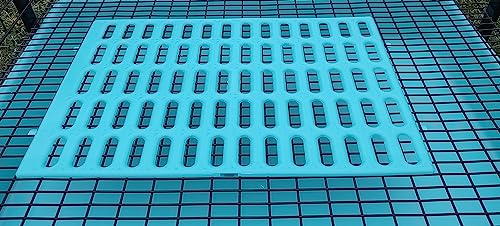 Saguaro Acres Rabbit Cage Resting Mat - Pack of 6 (Teal) - color: Teal