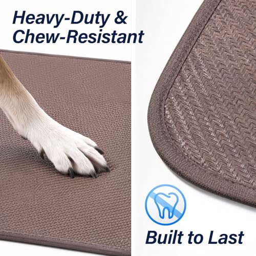 Cooling Mat for Small Dogs & Cats, 16"x26", S | Chew-Resistant & Non-Slip, Cool-to-Touch, Easy Clean, Foldable & Portable for Indoor Outdoor Crate Car Use - size: S 16"x26"