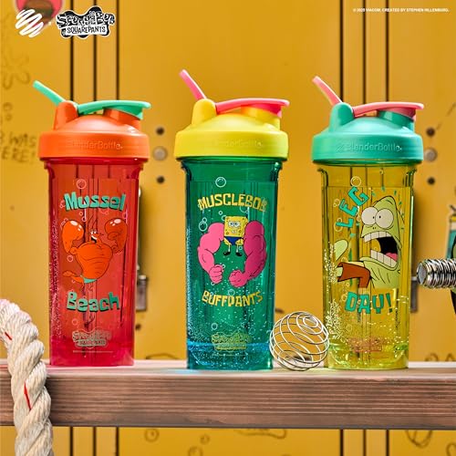 BlenderBottle SpongeBob ProSeries Tritan Shaker Bottle 28 oz, Mussel Beach - color: Mussel Beach, style: Spongebob