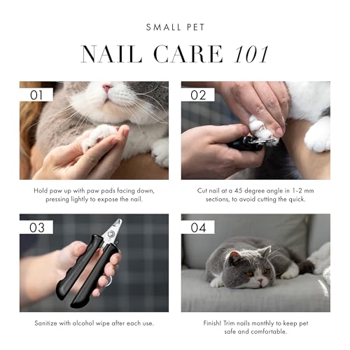 Tweezerman Small Nail Clippers for Pets - Manual Professional Nail Trimmer - size: Small