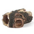 IBWell Aquarium Wood Fish Tank Decorations，Resin Fake Logs Terrarium DÉCor, Reptile Hide Aquarium Hideout for Fish Cave, Small Turtles, to 20 Gallon Tank - size: 5.3"*2.0"*8.9"