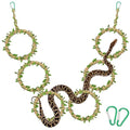Snake Climbing Rings for Ball Python & Corn Snake, Reptile Toys | Enrichment Pet Toys & Tank Cage Decor, Habitat Accessories for Terrarium, Bearded Dragon, Chameleon, Lizard & Parrot