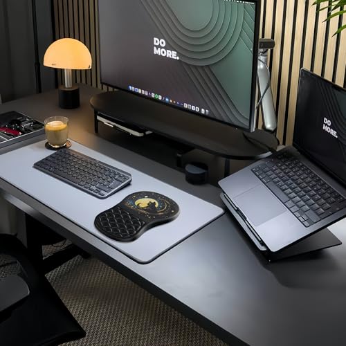 Ergonomic Mouse Pad Wrist Support with Massage Design,Cute Cat Wrist Rest Pain Relief Mousepad with Memory Foam,Mousepad for Wireless Mouse - color: M-01