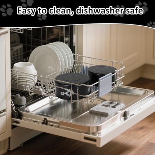 Kennel Water Bowl Hanging, 2 Pack Dog Crate Bowls, No Spill Dog Crate Water Bowl, Food Bowls for Kennel Cage Crates Mountable, 6.3*6.3*2.75 inches for Medium and Small Dog Cat Bunny Guinea Pig Ferret