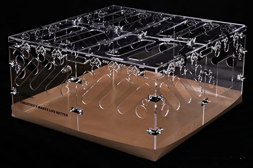 2X2 feet Acrylic Guinea Pig Cages Lid DIY Acrylic Panels with Installation Accessories - color: 2×2ft Lid