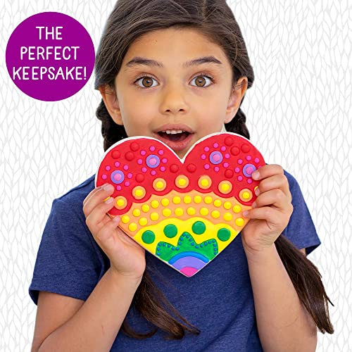 Creative Roots Mosaic Heart Stepping Stone, Includes 7-Inch Ceramic Stepping Stone & 6 Vibrant Paints, Mosaic Stepping Stone Kit, Paint Your Own, DIY Stepping Stone Kit for Kids Ages 8+ - style: Heart