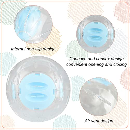 Andiker Hamster Ball, 5.52in Transparent Exercise Ball with Breathable Holes for Small Animals to Keep Fit or Do More Sports