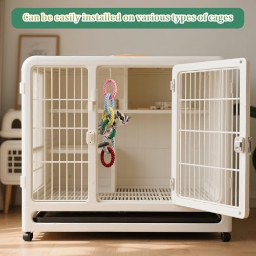 Sugar Glider Toys, Hanging Rat Climbing Toys with Hanging Chain, Sugar Glider Cage Accessories with Teeth-Grinding Effect, Squirrel Toy for Squirrels, Hamsters, Small Animals (Long) - color: Long