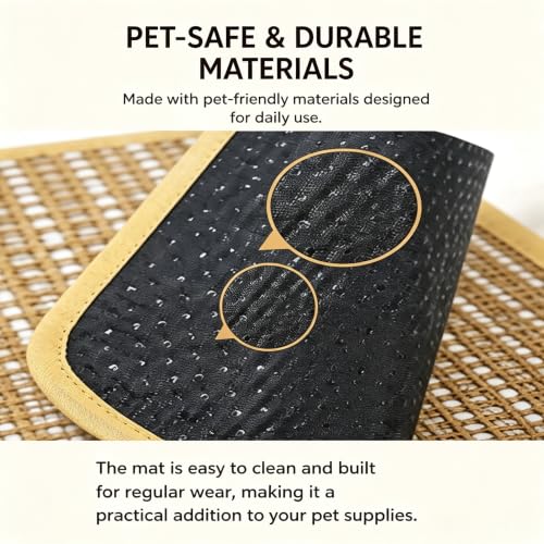 Rabbit Cooling Mat 2 Pack 30x45cm, Breathable Small Pet Summer Pad | Rabbit Cooling Mat 2 Pack 30x45cm,Breathable Cage Pad with Carrot Chew Toy for Rabbits,Guinea Pigs & Hamsters - size: 30x45cm