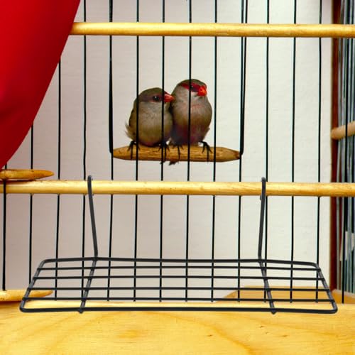 Balacoo 3 Pcs Bird Cage Stand: Metal Bird Wire Platform - Parrot Grid Perch for Cage - Portable Small Animals Training Stand for Budgie, Parakeet, Cockatiel, Hamster