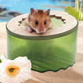 Hamster Sand Bath Box, Small Animal Bathroom, Easy to Clean Bathtub, Cage Accessories for Dwarf and Syrian Hamsters, Gerbils - color: Green