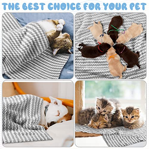 Moukeren 20Pcs Guinea Pig Fleece Bedding Blankets Bulk Washable Small Animal Fleece Cage Liners Pet Wash Cloth Sleeping Mat Cover for Hamster Chinchilla Rabbit Hedgehog(Light Gray, 14 x 30 Inch) - color: Light Gray, size: 14 x 30 Inch, style: Modern