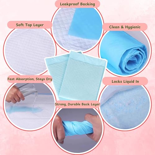Hides for Hedgehogs Warm Winter Bed, Hedgehog Hideout Bed Nest, Hedgehog Hideout with Disposable Liners, Small Animals Warm House Cage Supplies, Hamster Cage Accessories (Blue, Pee Pads) - color: Blue, size: Pee Pads