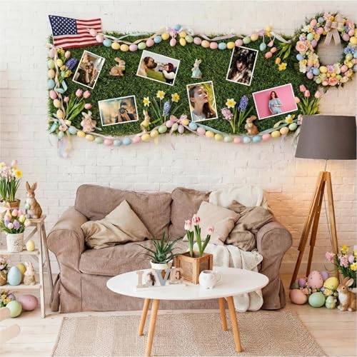 XLX TURF Artificial Grass Runner for Table 12 X 72 Inch, Easter Party Table Centerpiece Decorations Fake Grass Mats for Golf Theme Birthday - size: 12 x 72 Inch