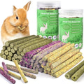Bissap 76PCS Rabbit Chew Sticks, Mixed Natural Timothy Hay Flower Rose Dahlberg Daisy and Forget-me-not Chew Toys Treats for Bunny Chinchilla Guinea Pig Hamster and Other Small Pets Molar Snacks - size: 1.06 Pound (Pack of 1)
