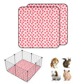 2 PCS Guinea Pig Cage Liner, Reusable Waterproof Guinea Pig Liner, Washable Small Animals Bedding, Super Absorbent Pet Pee Pads Guinea Pig Mats, Rabbit Mats for Cages (28 * 28 inch) - size: 28*28 inch 2pack