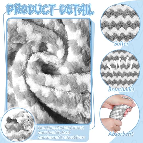 Hahafelt 5 Pcs Waterproof Guinea Pig Fleece Bedding Blankets Absorbent Guinea Pig Cage Liner Washable Small Animal Pee Pad Reusable Pet Blanket Wash Cloth Bedding Mat Pad(Gray,12 x 12 Inch) - color: Gray, size: 12 x 12 Inch