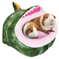 LEFTSTARER Guinea Pig Rat Bed and Hideout for Ferret Hedgehog Sleep and Hide, Hamster Small Pet Animals Supplies Toy Cage Accessories Nest - color: 9.Crocodiles-XL