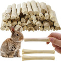 2lb Sweet Bamboo Chew Sticks for Rabbits & Guinea Pigs - Natural Molar Teething Treats, 60-75 Sticks, Dental Grinding Toys for Hamsters, Chinchillas, Rats & Small Animals - size: 2 Pound (Pack of 1)