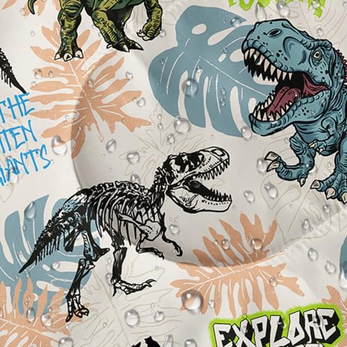 QOOMO Camping Sleeping Bags,3 Season Warm & Cool Weather,Lightweight,Waterproof Sleeping Bags for Adults & Kids,Traveling,and Outdoors,Camping Gear Equipment - color: dinosaur