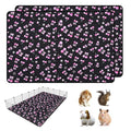2 Pack Waterproof Guinea Pig Cage Liner, 48" x 72" Washable Reusable Guinea Pig Liner, Super Absorbent Leak-Proof Pet Pee Pad Mats for Guinea Pigs Rabbit Chinchilla Bunny Hamster - size: 48*72 inch 2pack