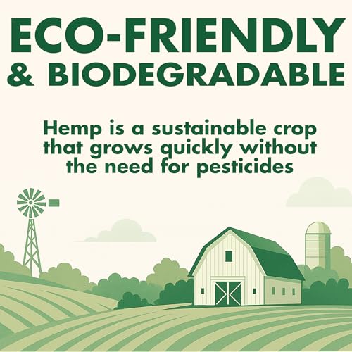 CountryMax Hemp Bedding – Low Dust, Super Absorbent, Natural Odor Control, Eco-Friendly for Chicken Coops, Rabbits, Horses & Reptiles, 33 lb (Pack of 1) - size: 33 Pounds (Pack of 1)