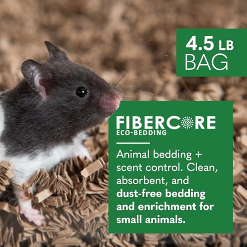 ECO Bedding 99% Dust Free Paper Bedding for Small Pets and Birds, Odor Control, 4.5 lb (Expands to 125 L) - size: 4.5