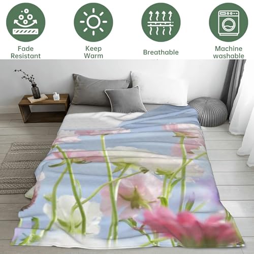 Beautiful Bird Blanket Soft Cozy Flannel Throw Blanket for Men Women Adults Kids - Warm Yet Lightweight Blankets for Travel, Bed, Couch, Fuzzy Outdoor Comfort Wrap 60"×50" - color: Bird02, size: 60x50 Inch