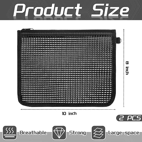 Abbylike 2 Pcs Sugar Glider Nail Trimmer Nails Trimming Pouch Mesh 7.87 x 9.84 inches Trim Bag for Guinea Pig Rat Ferrets Small Pets, Black
