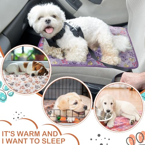 Tudomro 8 Pcs Guinea Pig Fleece Cage Liners,Paw,14 x 28 Inch | Washable Reusable Small Animal Bedding, Absorbent Blankets for Ferret Chinchilla, Soft Fleece Mat Pads Protect Furniture - size: 14 x 28 Inch