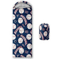 QOOMO Camping Sleeping Bags,3 Season Warm & Cool Weather,Lightweight,Waterproof Sleeping Bags for Adults & Kids,Traveling,and Outdoors,Camping Gear Equipment - color: Baseball 8