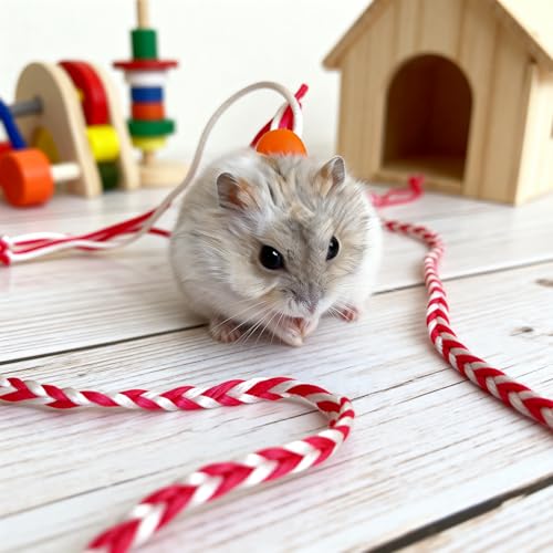 Sugar Glider Pouch and Hamster Leash Small Animal Carrier with Adjustable Straps and Cozy Soft Fabric for Small Pets Travel and Outdoor Use(Random Color for Hamster Leash)