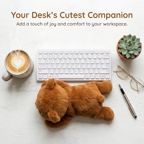 YUKOUQIAN Brown Bear Stuffed Animal Cute Plush Doll Toy 5.5 inch for Girls Boys Christmas (pa Brown Bear) - style: pa brown bear