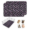 2 Pack Waterproof Guinea Pig Cage Liner, 28" x 42" Washable Reusable Guinea Pig Liner, Super Absorbent Leak-Proof Pet Pee Pad Mats for Guinea Pigs Rabbit Chinchilla Bunny Hamster - size: 28*42 inch 2pack