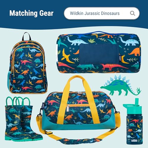 Wildkin Reusable Food Container for Kids – Airtight, Leak Resistant, Dishwasher Safe - Jurassic Dinosaurs - color: Jurassic Dinosaurs