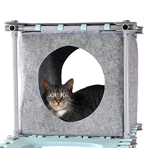 Kitty City 2.0 Cube and Platform Replacement - color: Felt Cube House