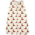 Touched by Nature Unisex Baby Organic Cotton Sleeveless Wearable Sleeping Bag, Sack, Blanket, Boho Fox, 6-12 Months - color: Boho Fox, size: 6-12 Months
