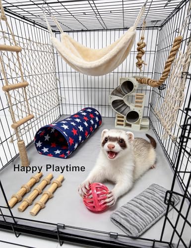 10-Pack Ferret Bell Ball Toys, Non-Toxic PP, Hollow Chew Play | Smooth Edges, Chew-Resistant Build, Boredom Reduction