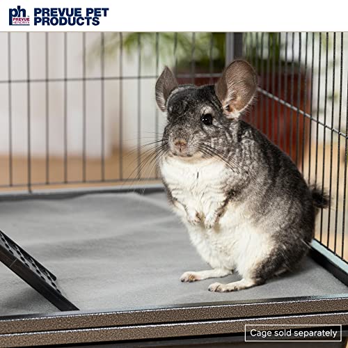 Prevue Pet Products Ferret Cage Plush Fitted Grille and Platform Cover Set, Gray, 30.0" L x 20.0" W x 0.5" Th
