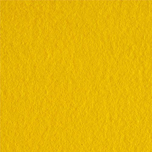 Polar Fleece Solid Bright Yellow, Fabric by the Yard - color: Bright Yellow, size: Yard